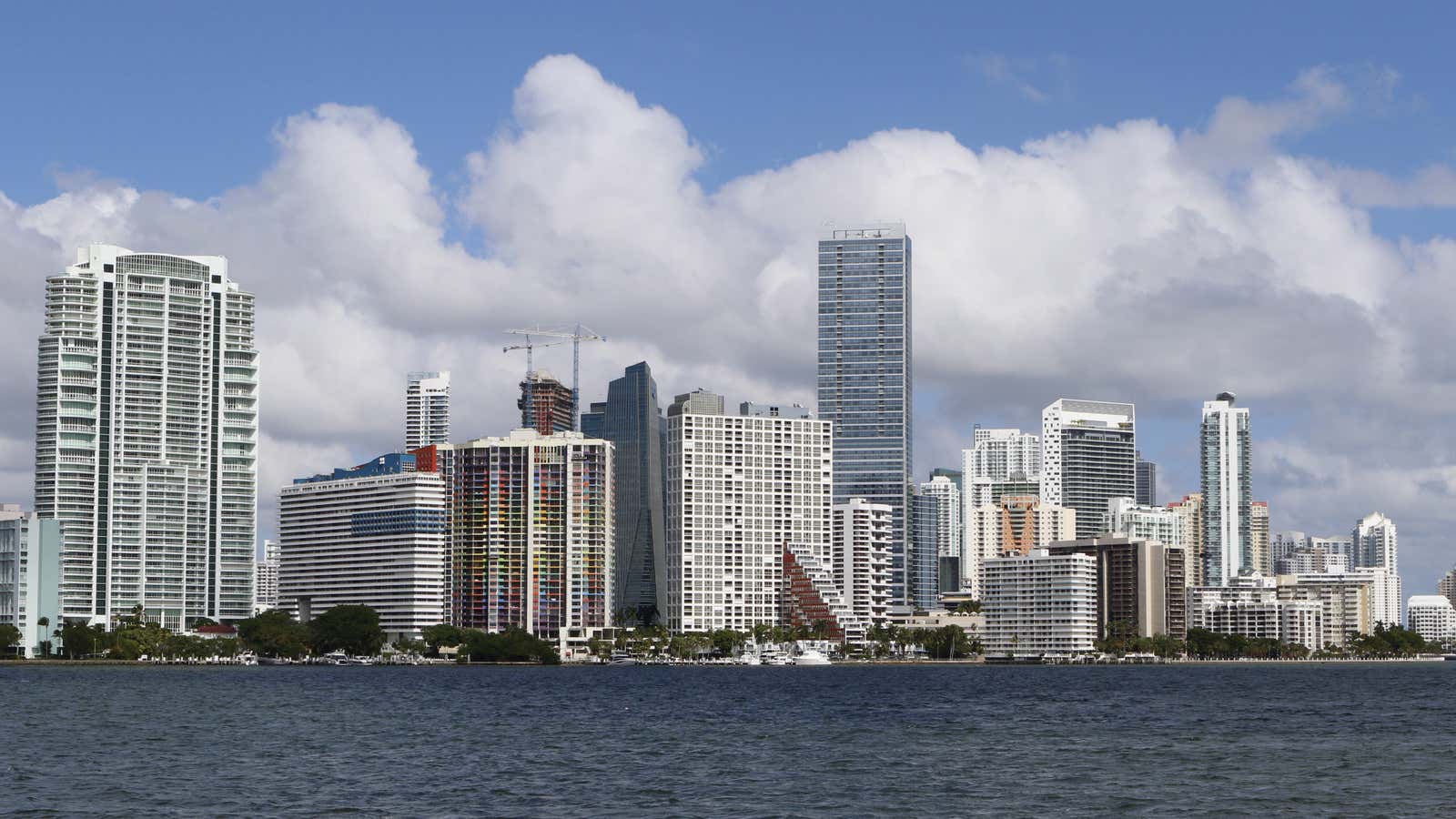 Real estate prices in Miami are booming.