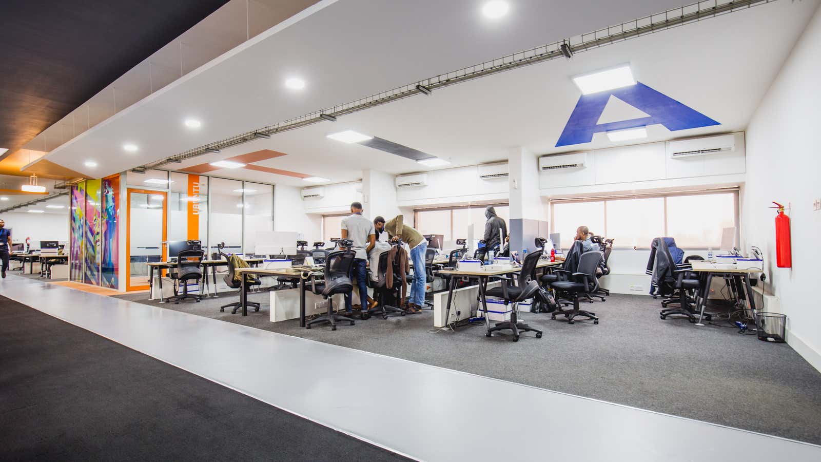 Andela’s Lagos office.