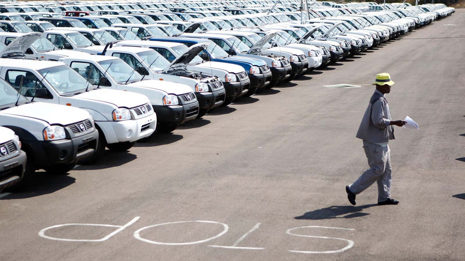 Nissan’s manufacturing plant in Rosslyn, outside Pretoria, South Africa