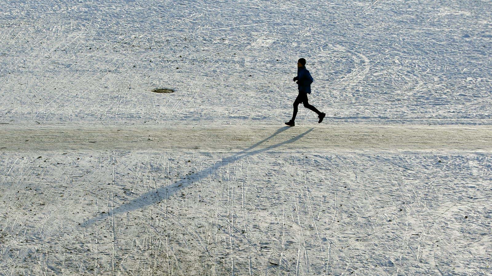 Winter exercise at its best.