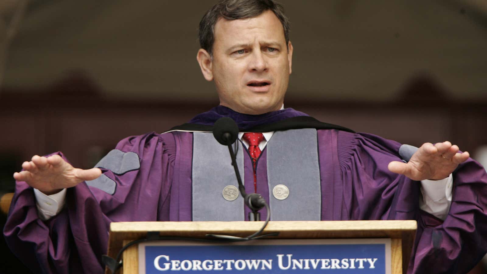 Supreme Court Chief Justice, John Roberts may want to tell graduates to prepare for disappointment.