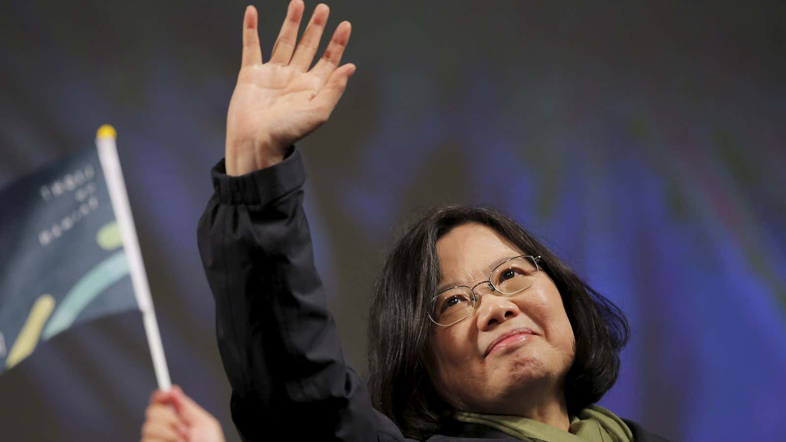 Tsai Ing-wen is on her way to the presidency.