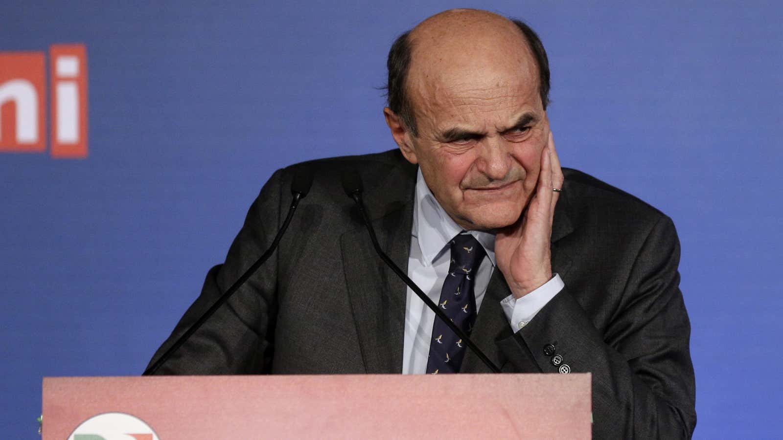 Tough luck, Bersani.