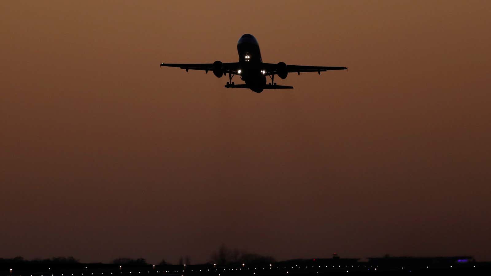 A Wizz Air passenger plane takes off from London Luton Airport, Luton, Britain, January 7, 2018. REUTERS/Peter Cziborra