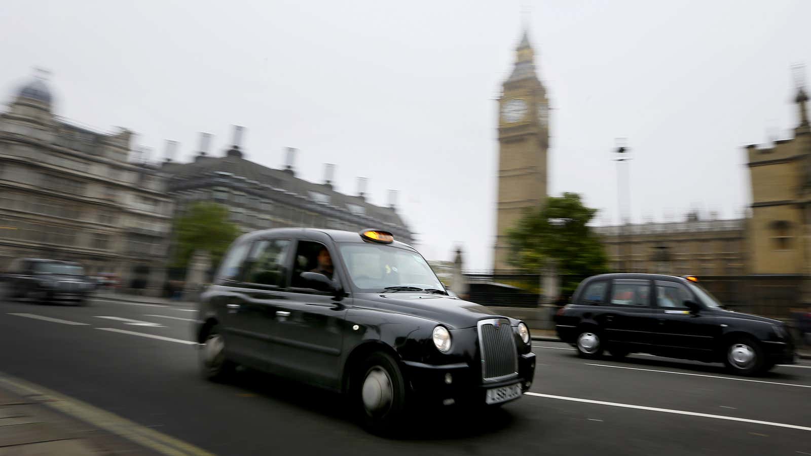 Driven in London, manufactured by a UK company now owned by China’s Geely.