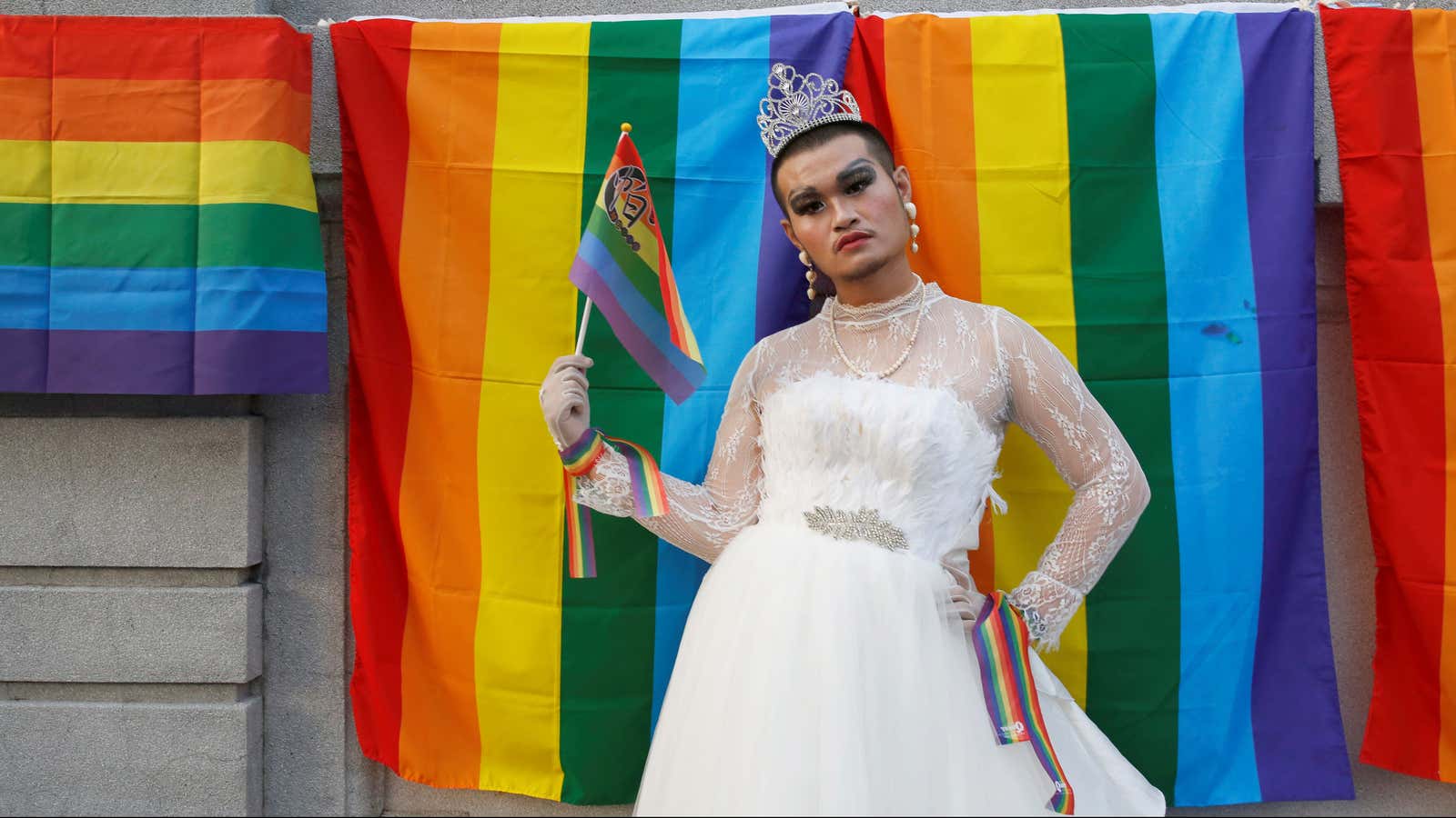 Gay hotsell pride gown