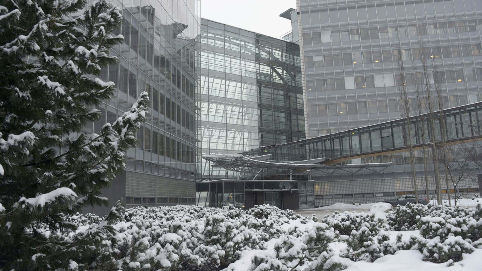 Nokia’s headquarters in Finland.
