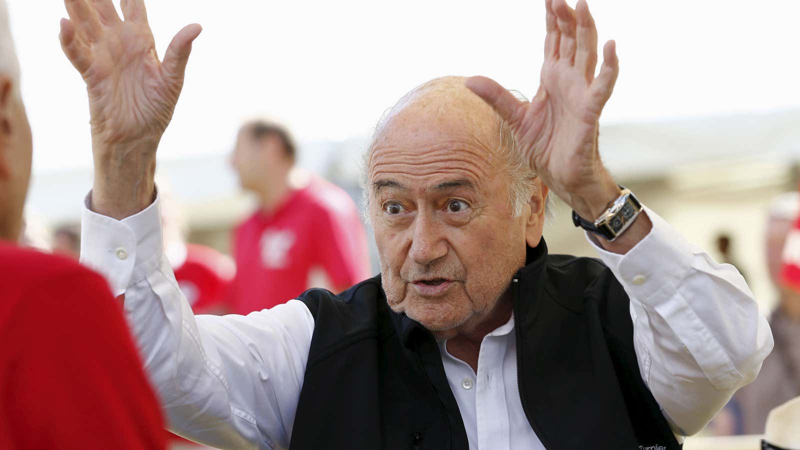 Hands up, Sepp.