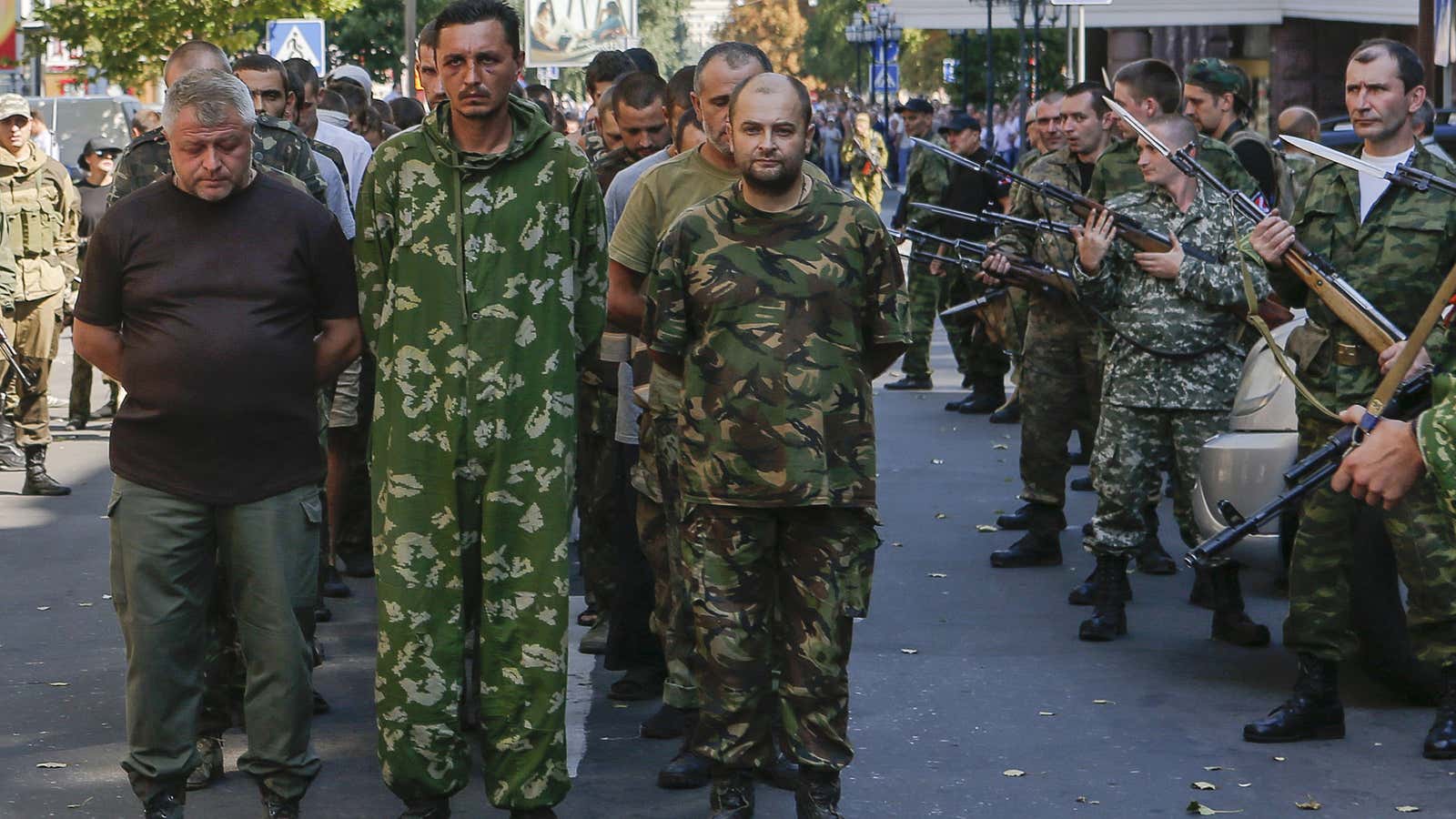 Independence Day in Donetsk.