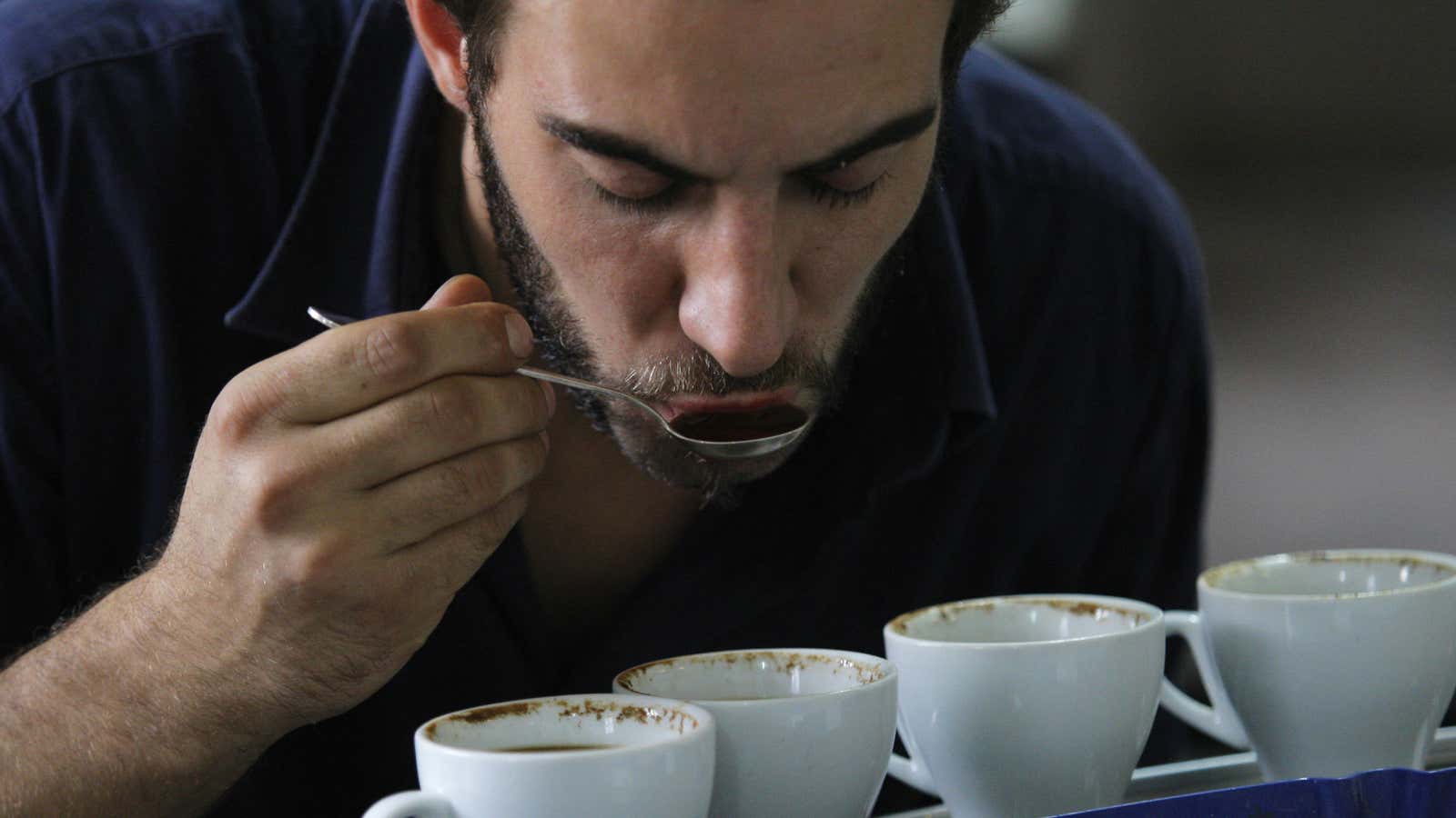 This guy could be a regular, non-sadistic coffee-lover.