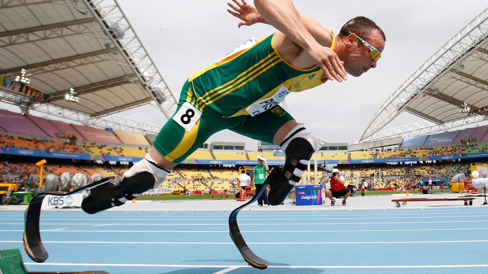 Pistorius, then still the Blade Runner.