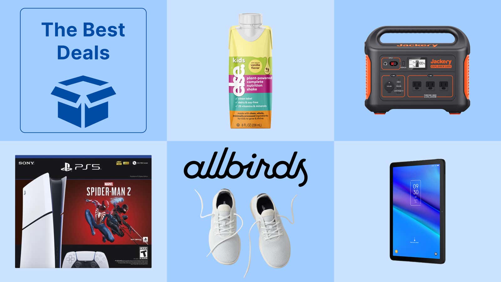 Image for Best Deals of the Day: PlayStation 5, Allbirds, Android Tablet, Jackery, Else Nutrition & More