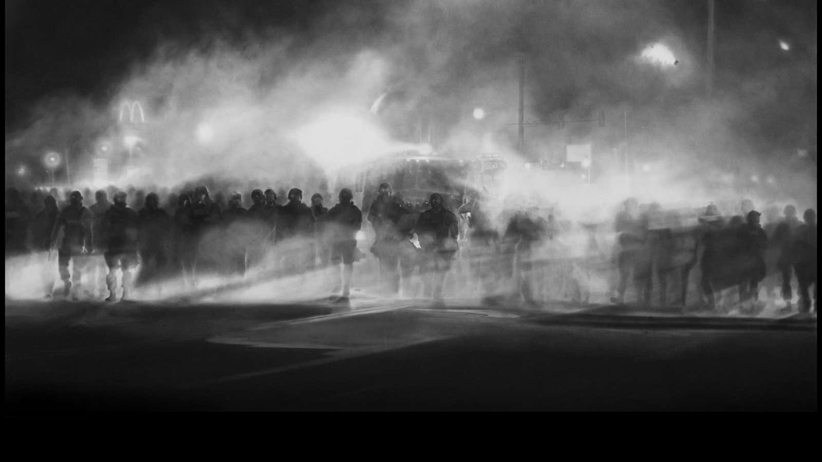 Untitled (Ferguson Police August 13, 2014)