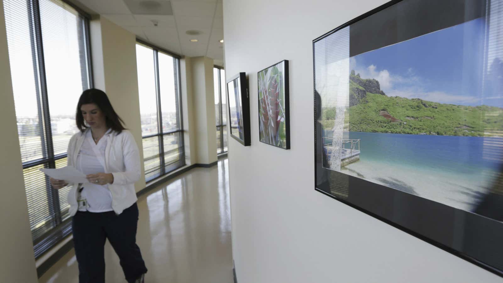 Welcoming interiors and art can help patients to heal.