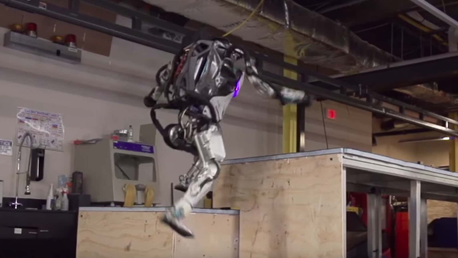 Boston Dynamics’ robot went from a drunk baby to a nimble ninja in a matter of years