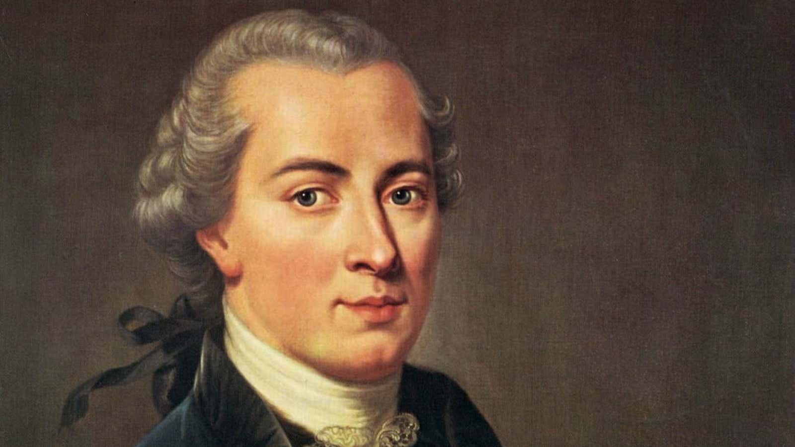 Immanuel Kant, the therapist?