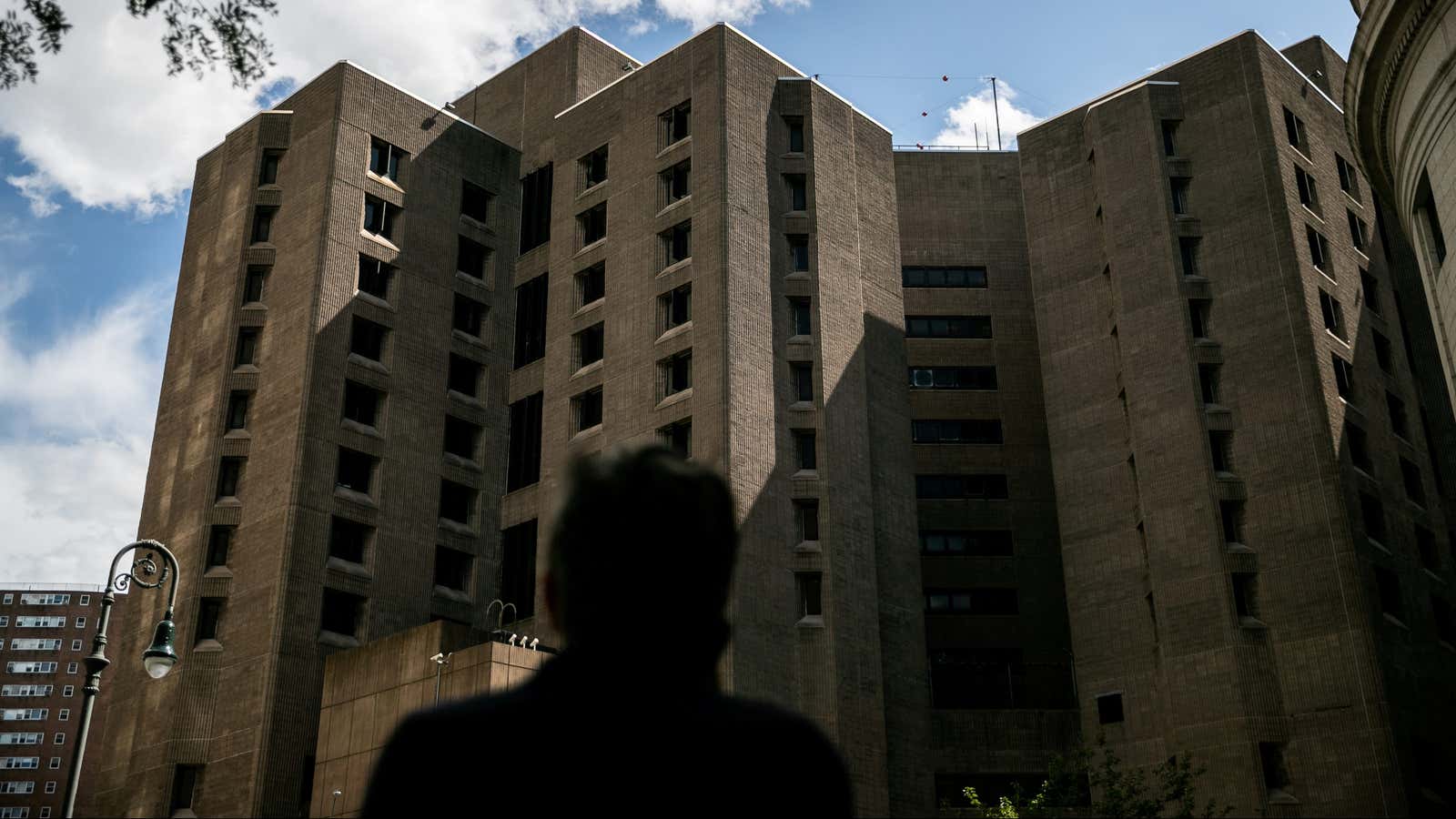 An exterior view of the Metropolitan Correctional Center jail.