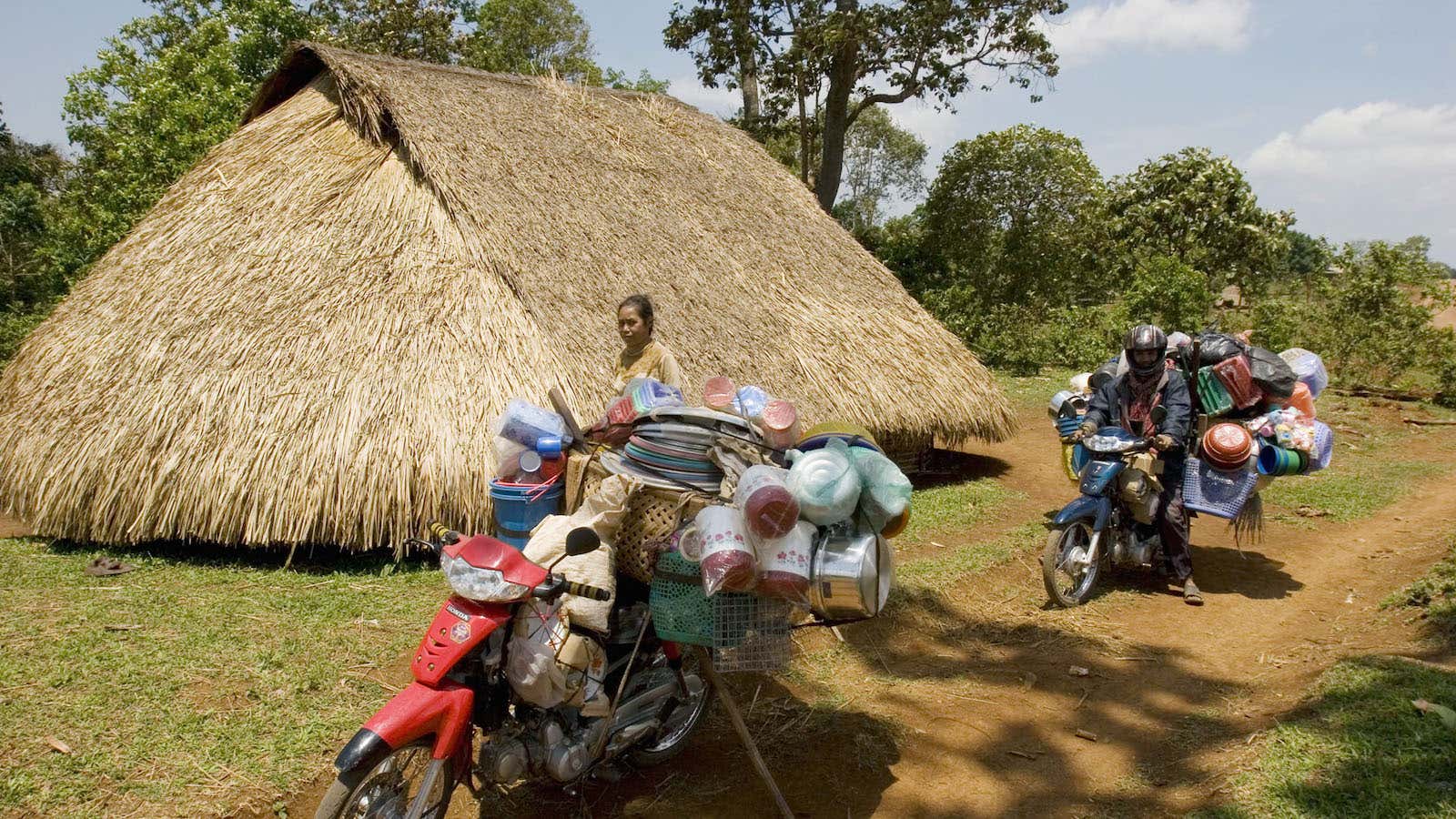 Indigenous people in Cambodia have had their land sold to sugar and rubber barons without consent.