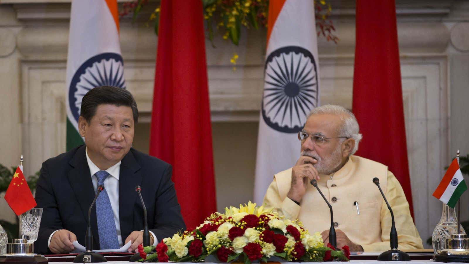 China may well eclipse India this year.