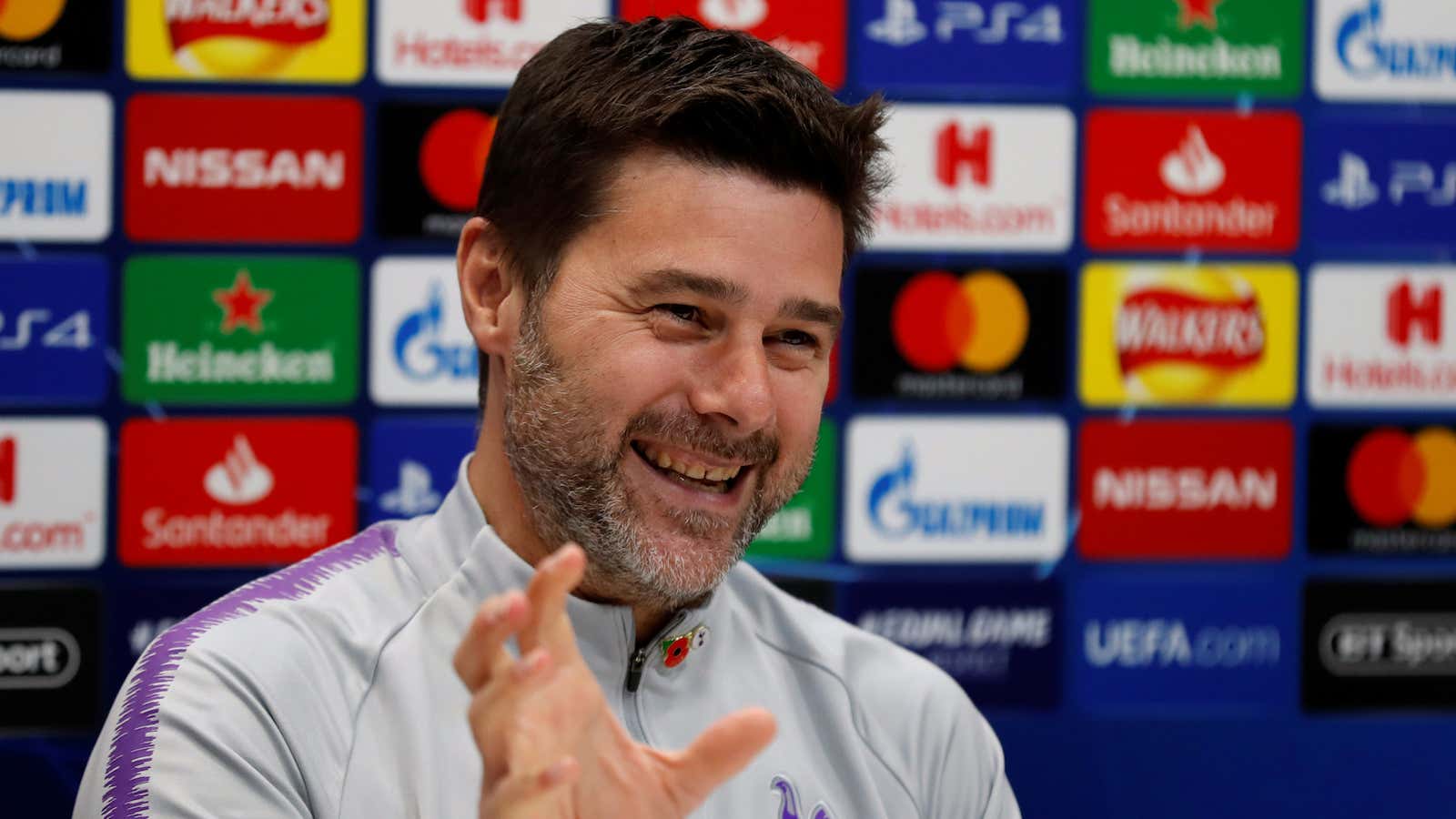 Pochettino is up late binge-watching.