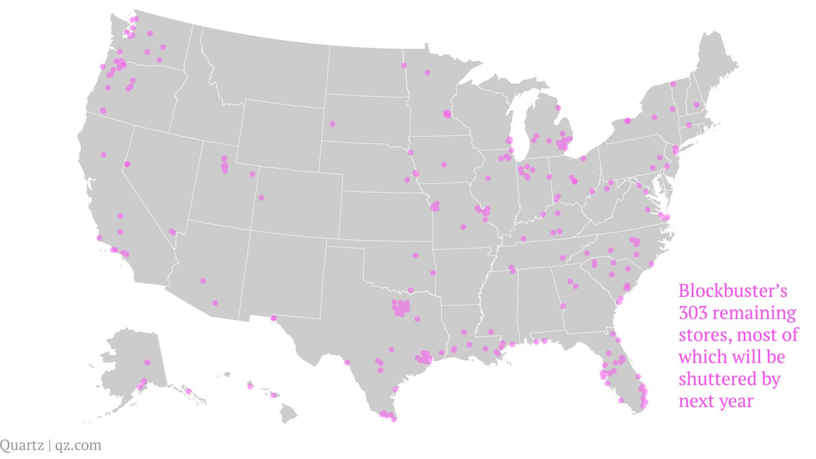 These are Blockbuster’s last remaining stores in the US, before they all close