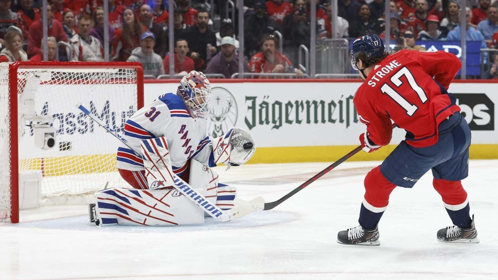 Image for Rangers complete first-round sweep of Capitals
