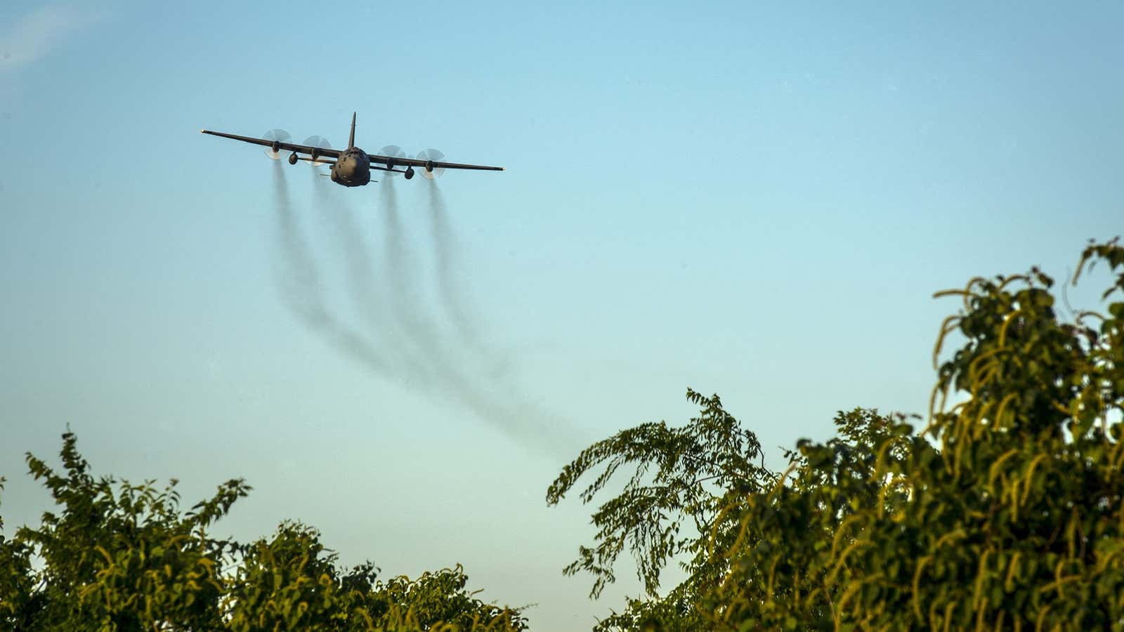 US Air Force C-130s will be spraying 6 million acres in Texas for mosquitoes