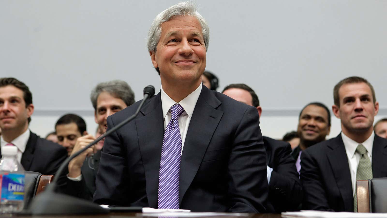 Jamie Dimon is all smiles