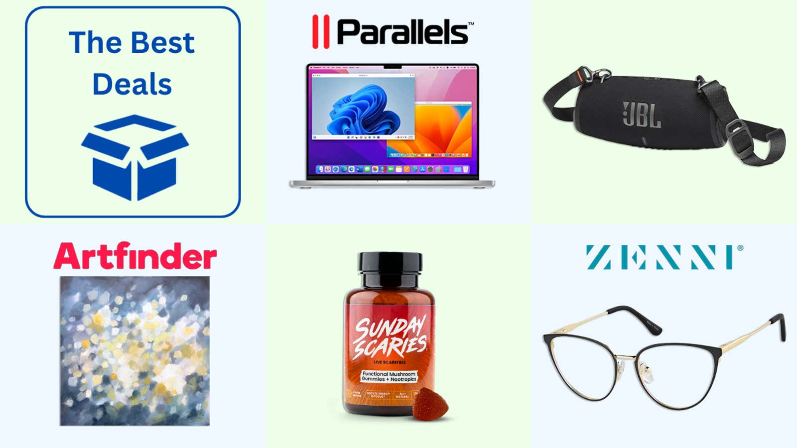 Image for Best Deals of the Day: JBL, Artfinder, Sunday Scaries, Parallels Desktop, Zenni & More