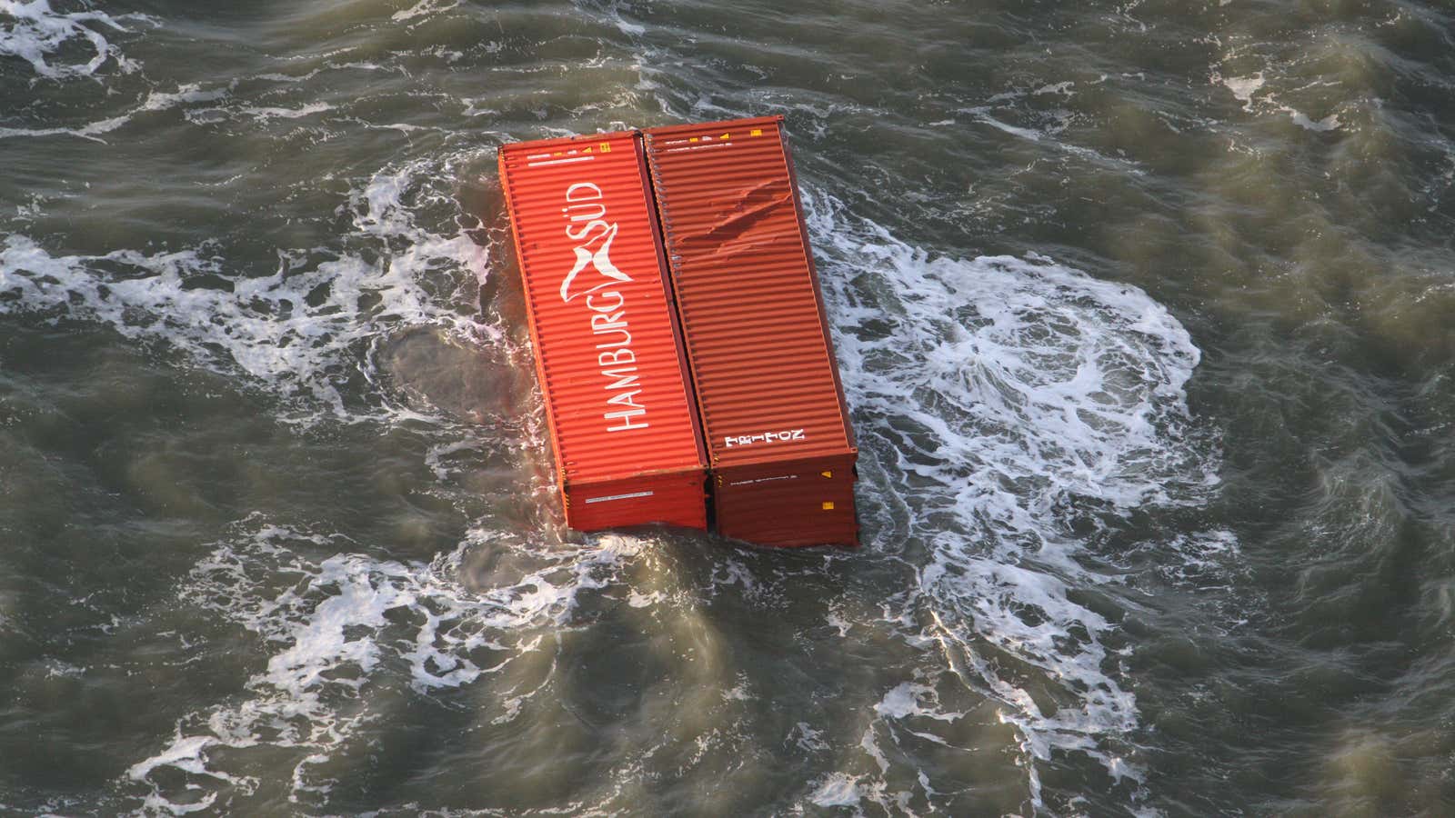 The MSC Zoe was battling 30-foot waves when it lost cargo.