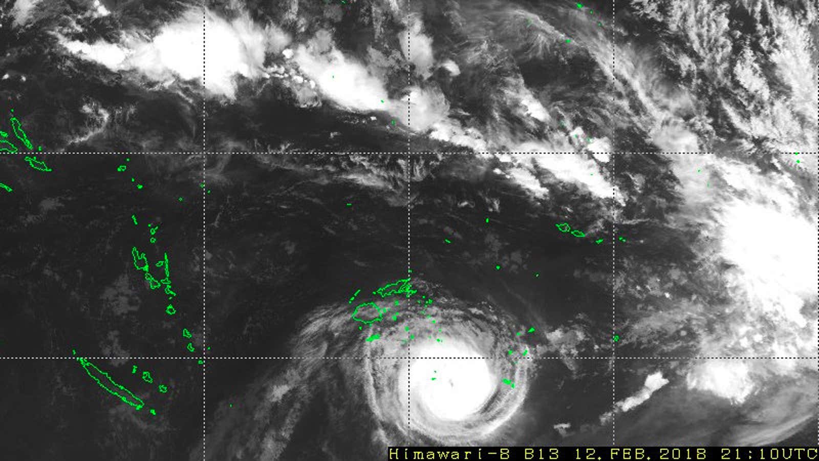 Gita now is taking aim at Fiji.