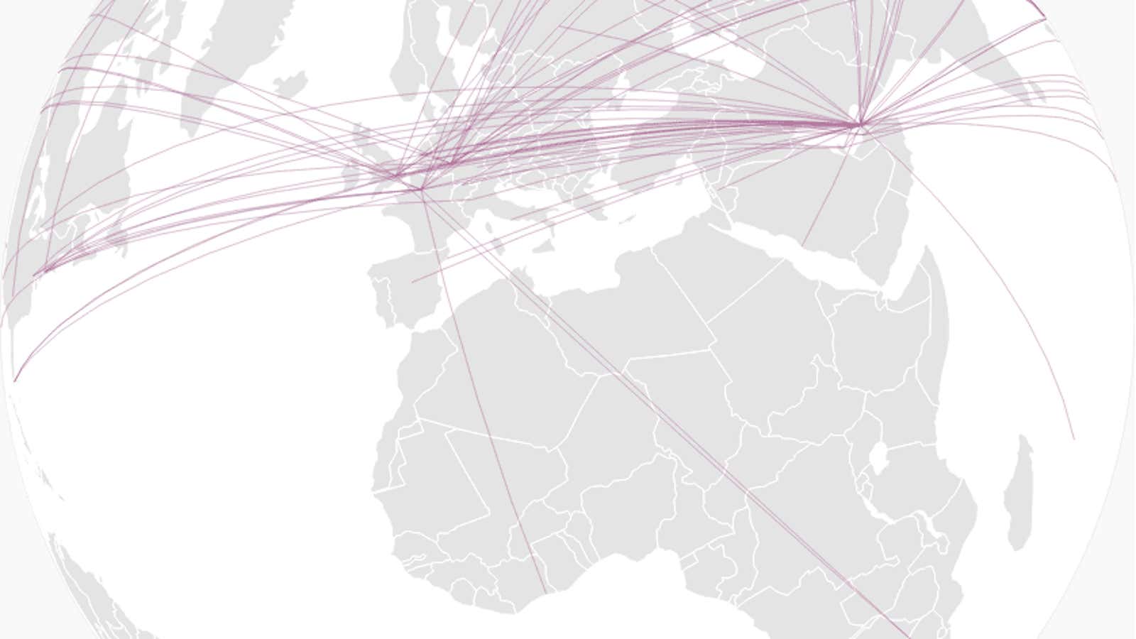 Mapped: Everywhere the A380 flies