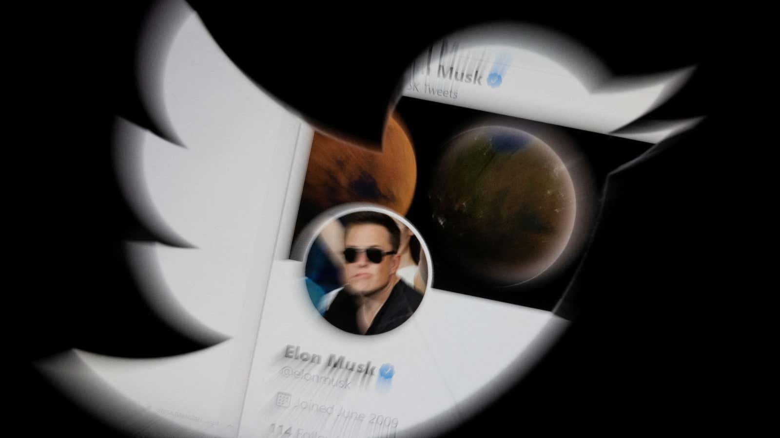 Elon Musk is taking over Twitter.