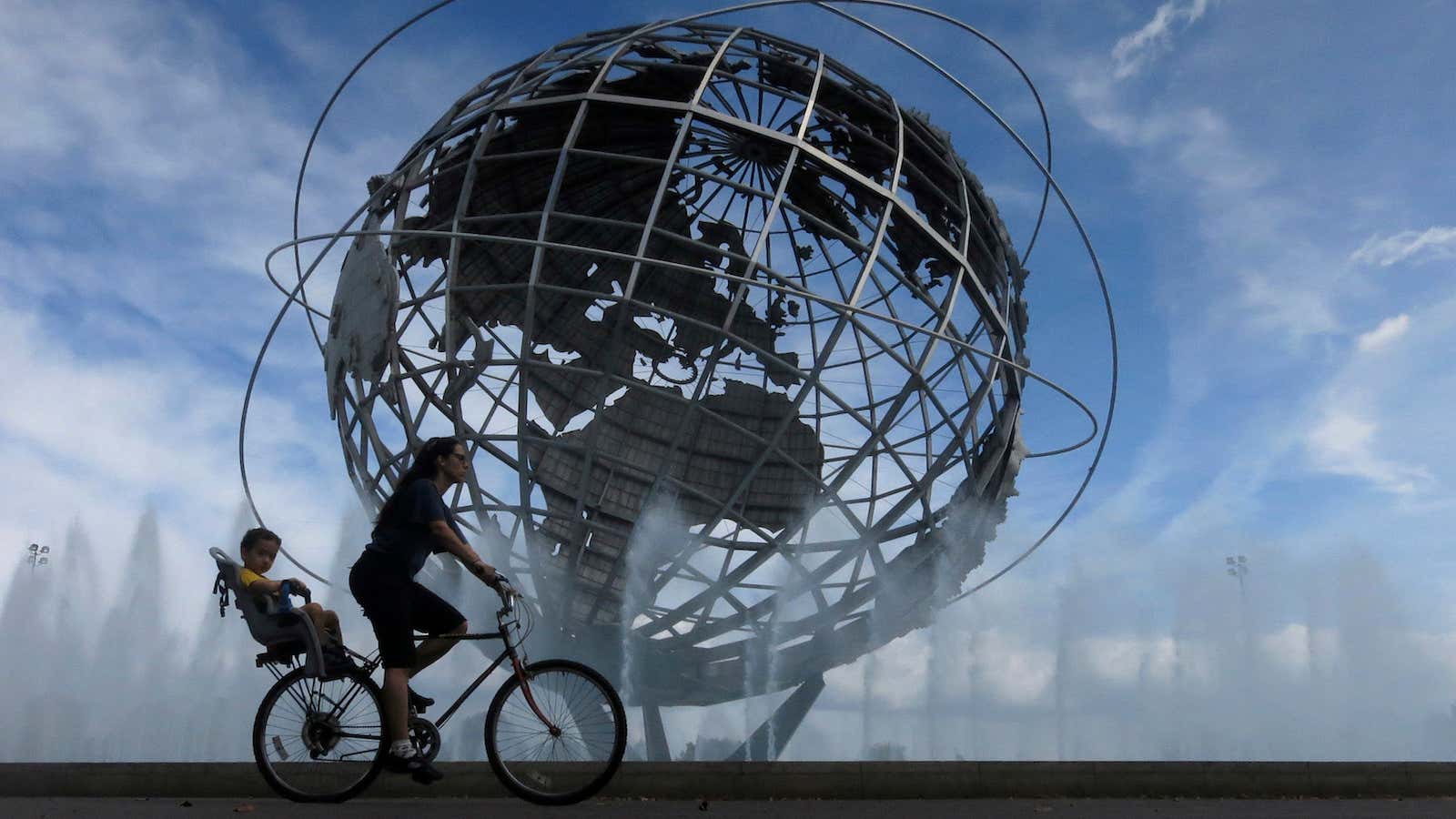 The Unisphere in Queens, New York.