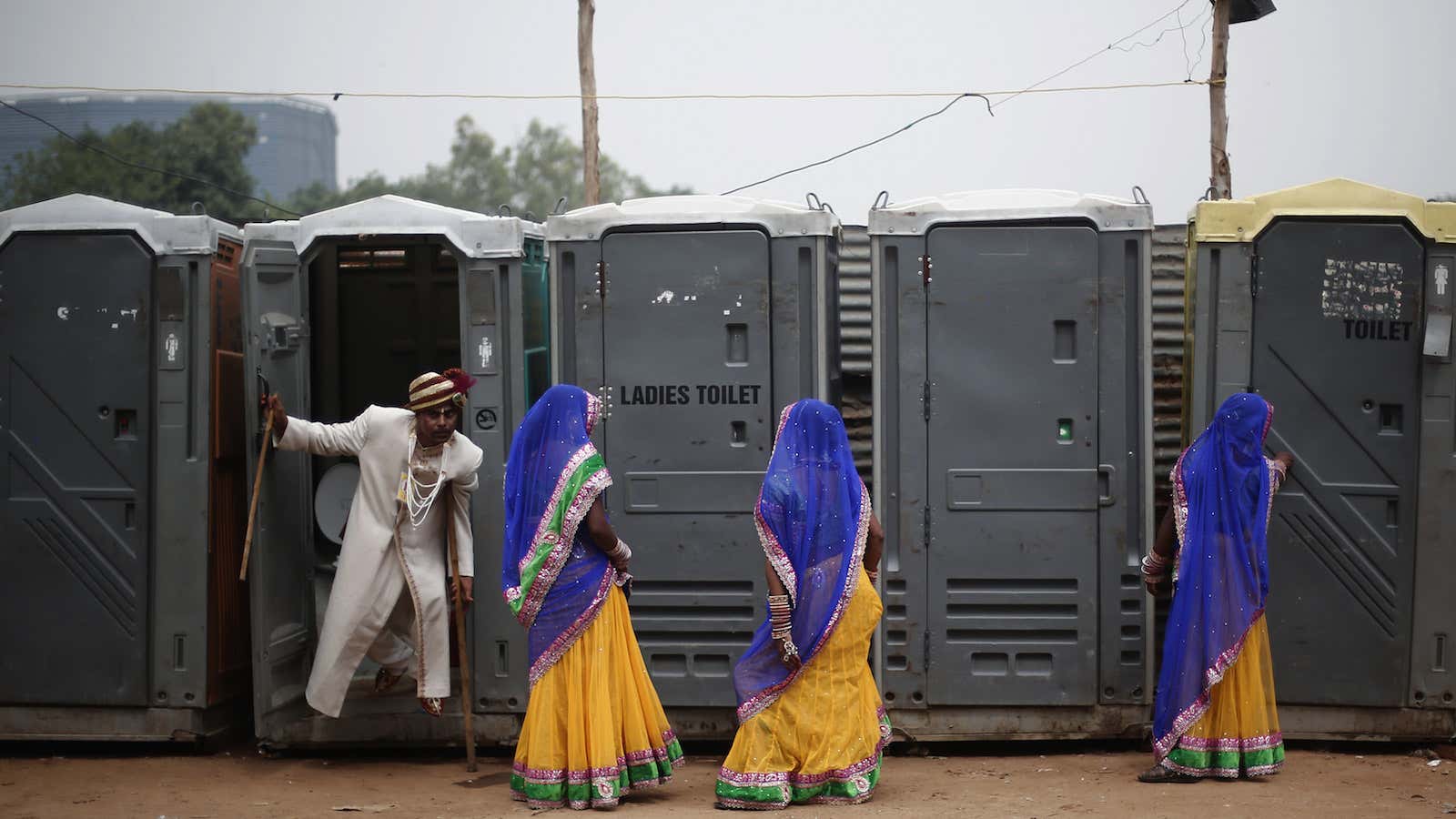 The open defecation challenge in India.