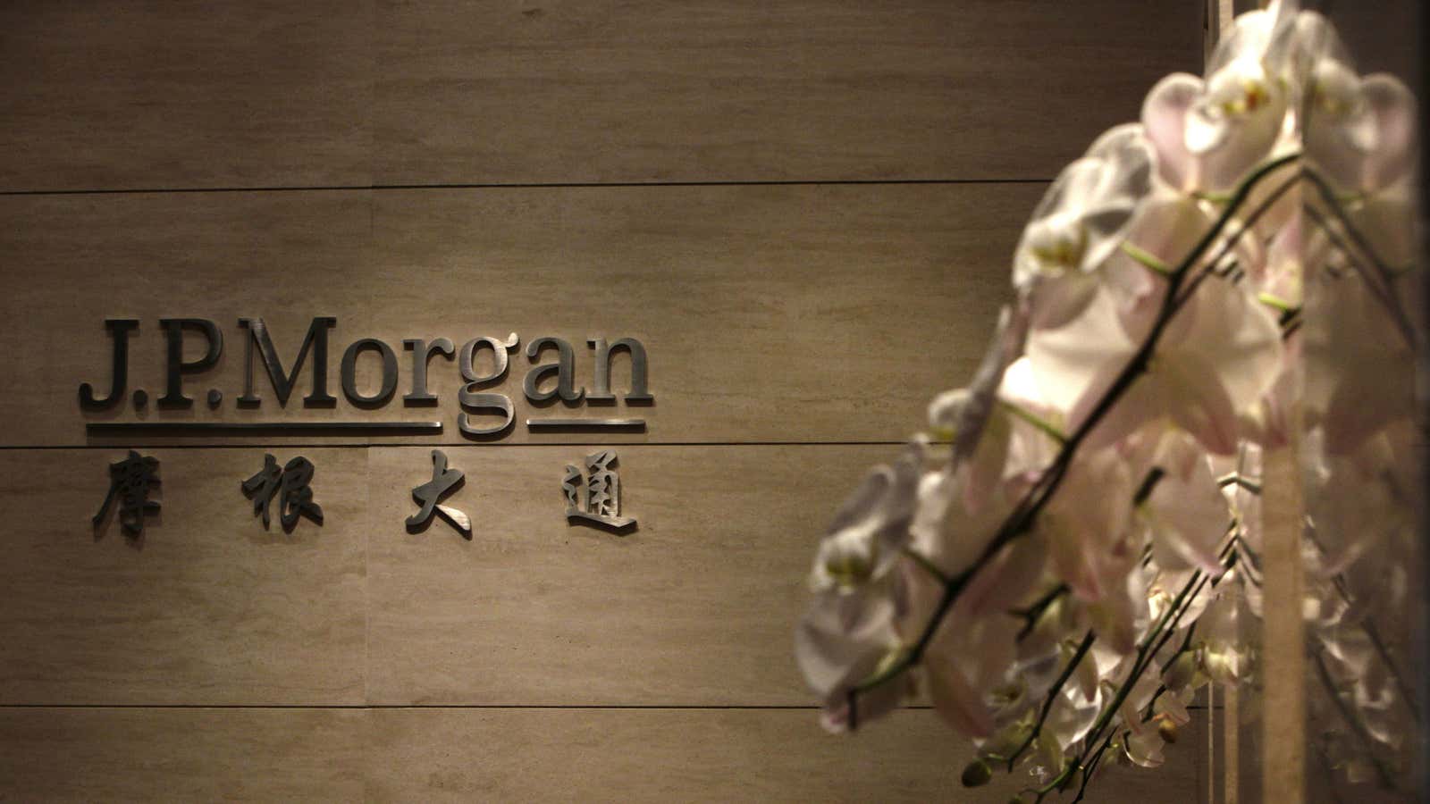 J.P. Morgan’s Beijing office.