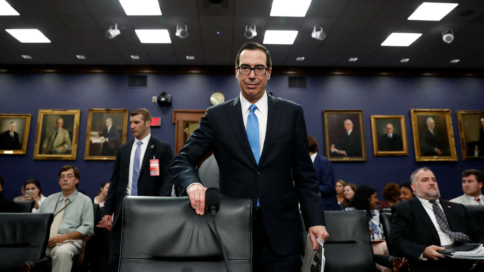 Treasury Secretary Steve Mnuchin has seats to fill.