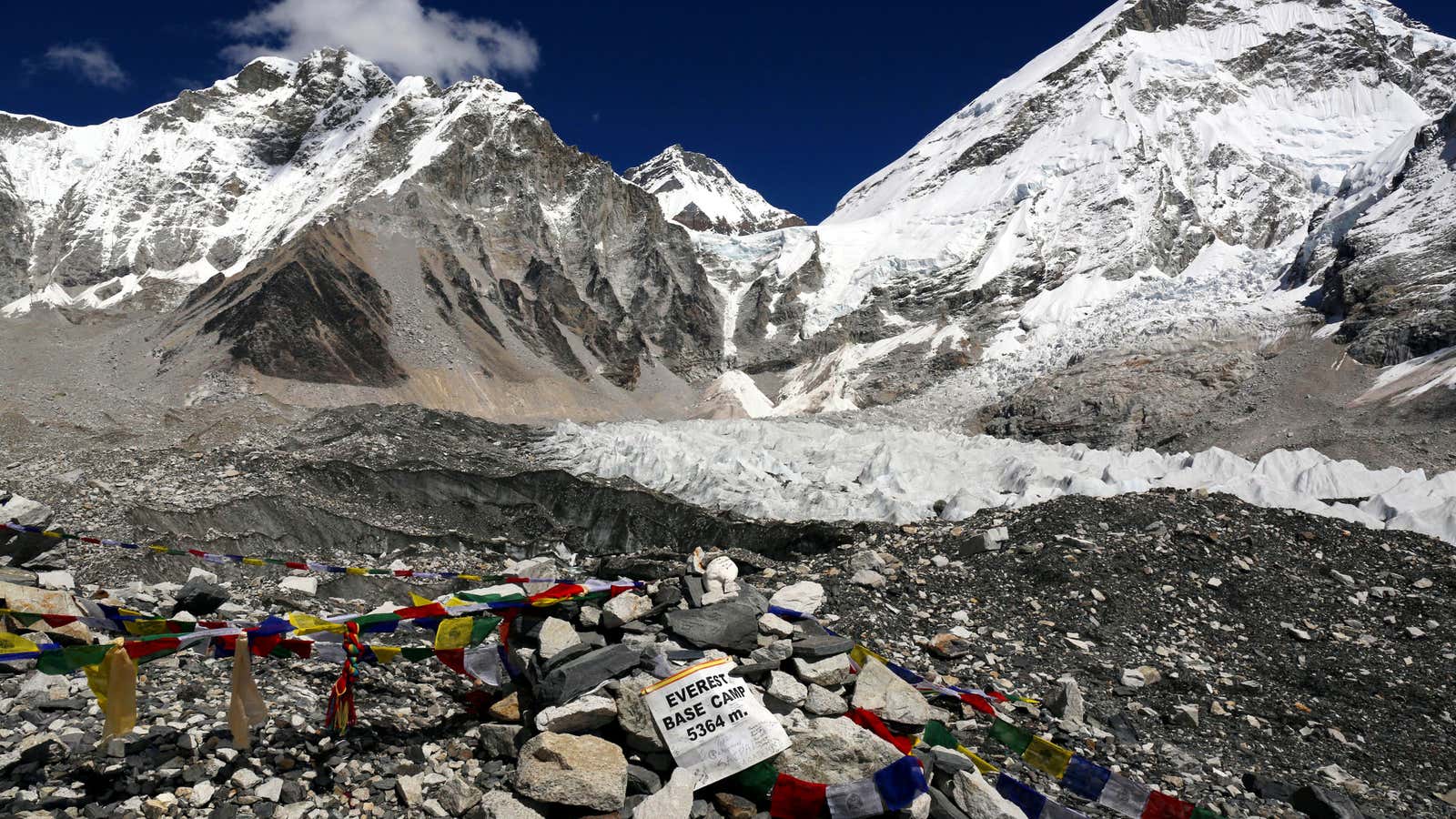 The campground at the top of the world.