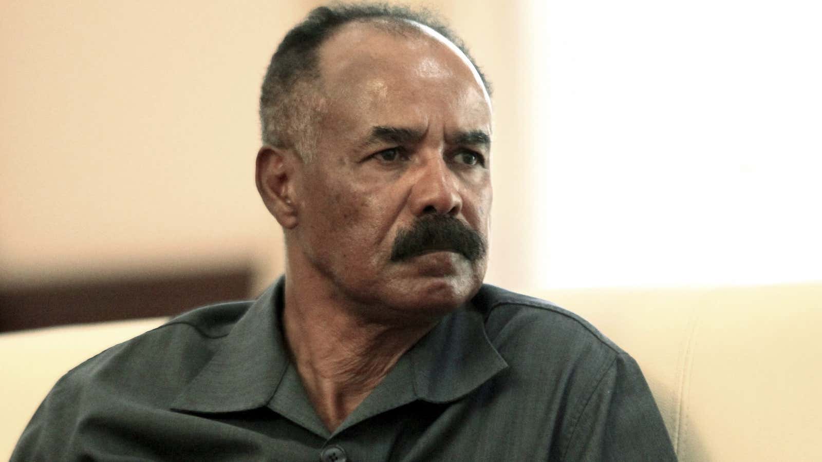 Eritrea’s President Isaias Afwerk in 2015.