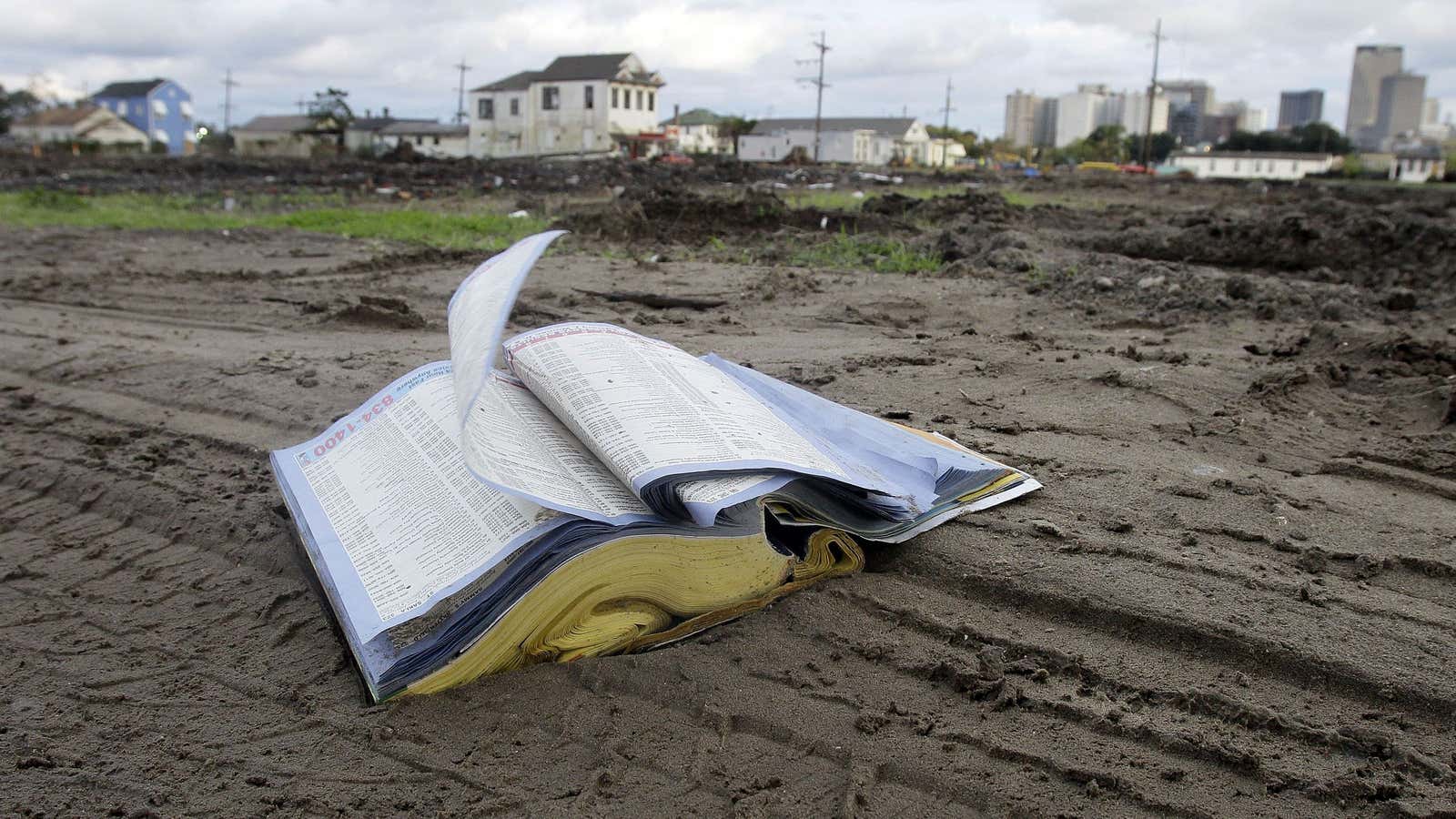 The phone book is a relic.