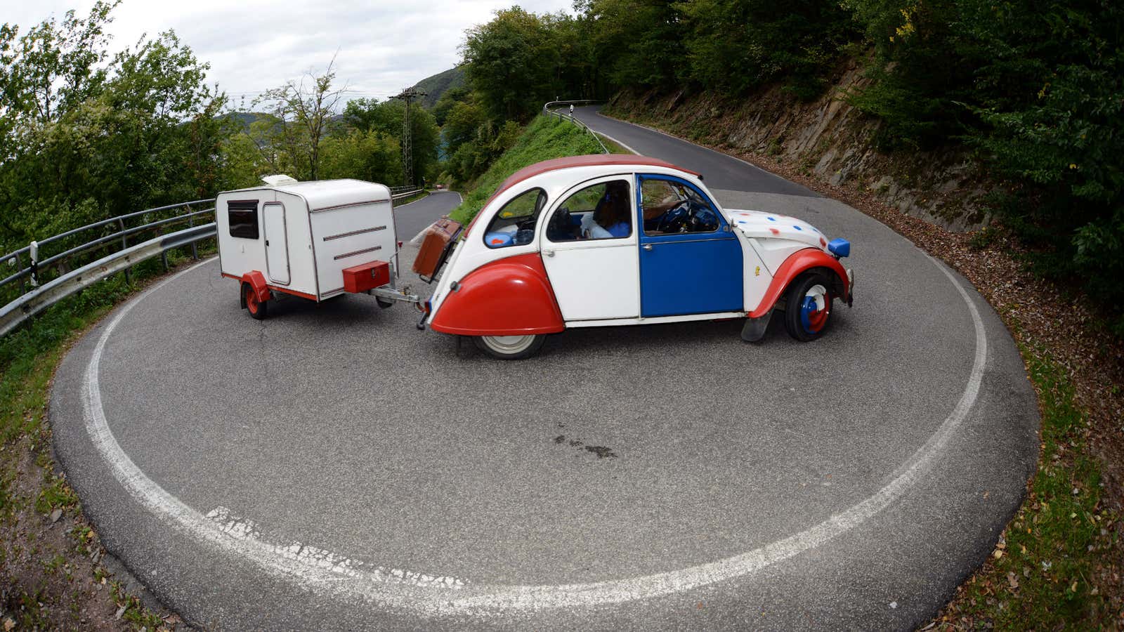 The iconic Citroen 2CV