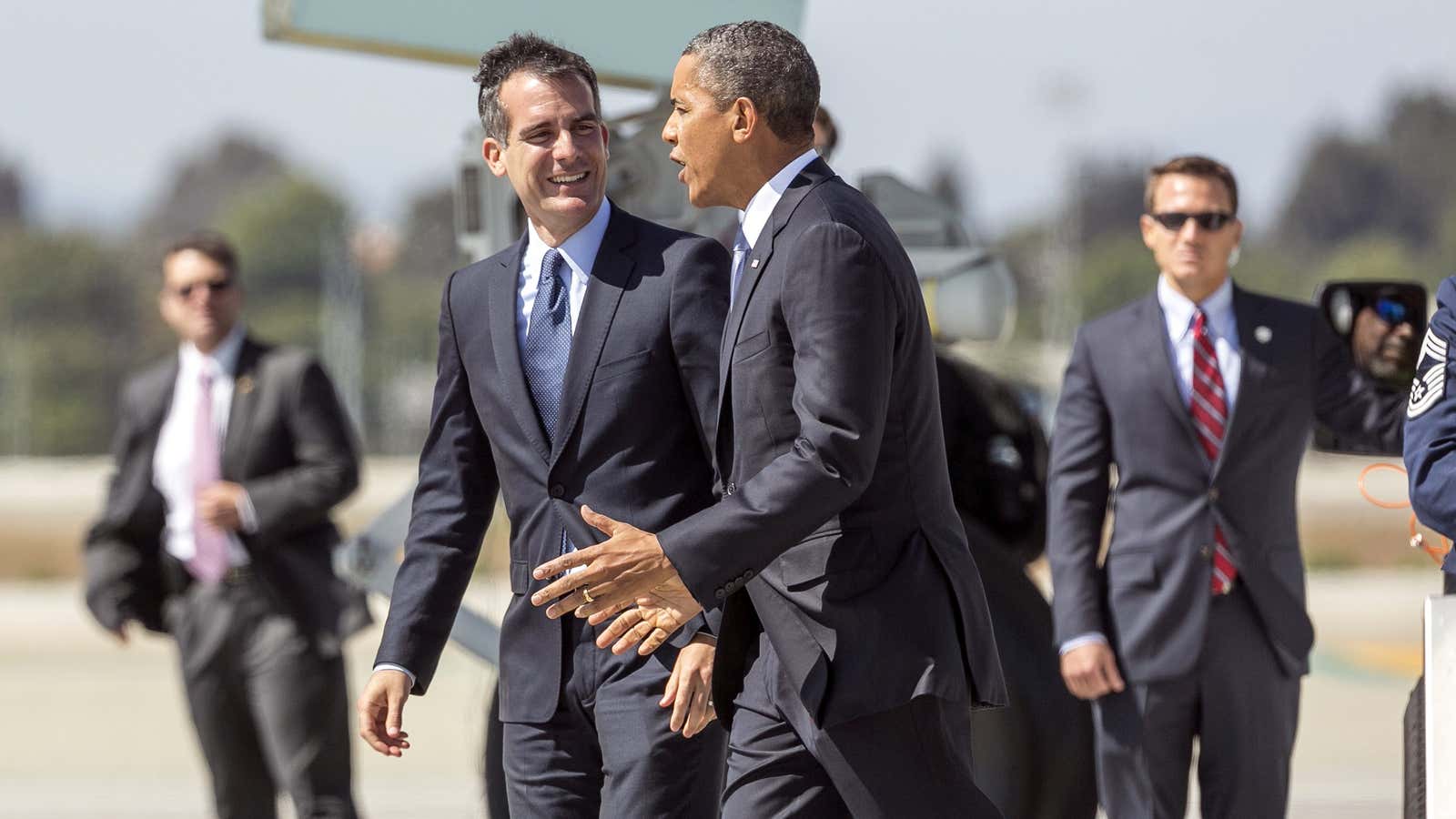 Mayors like Eric Garcetti are preparing to take on the mantle of progressive leadership now.