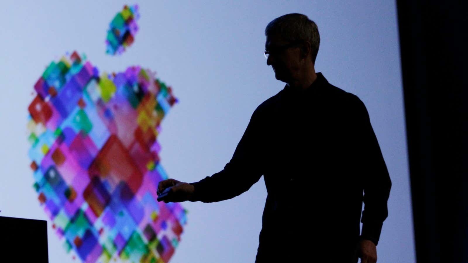 Tim Cook may embrace all the colors of the rainbow at Apple, but still choose privacy for himself.