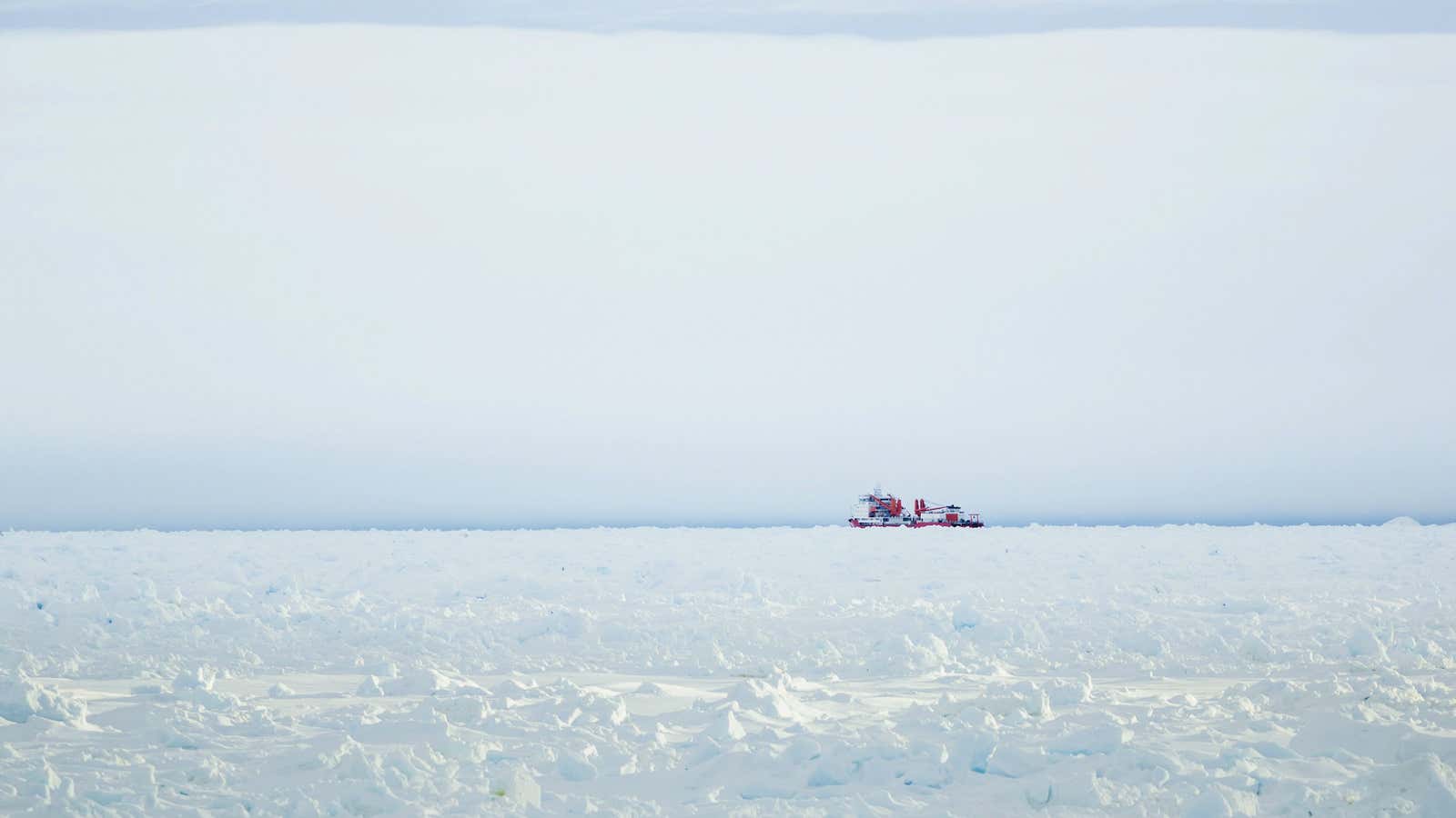 China’s icebreaker, the “Snow Dragon.”