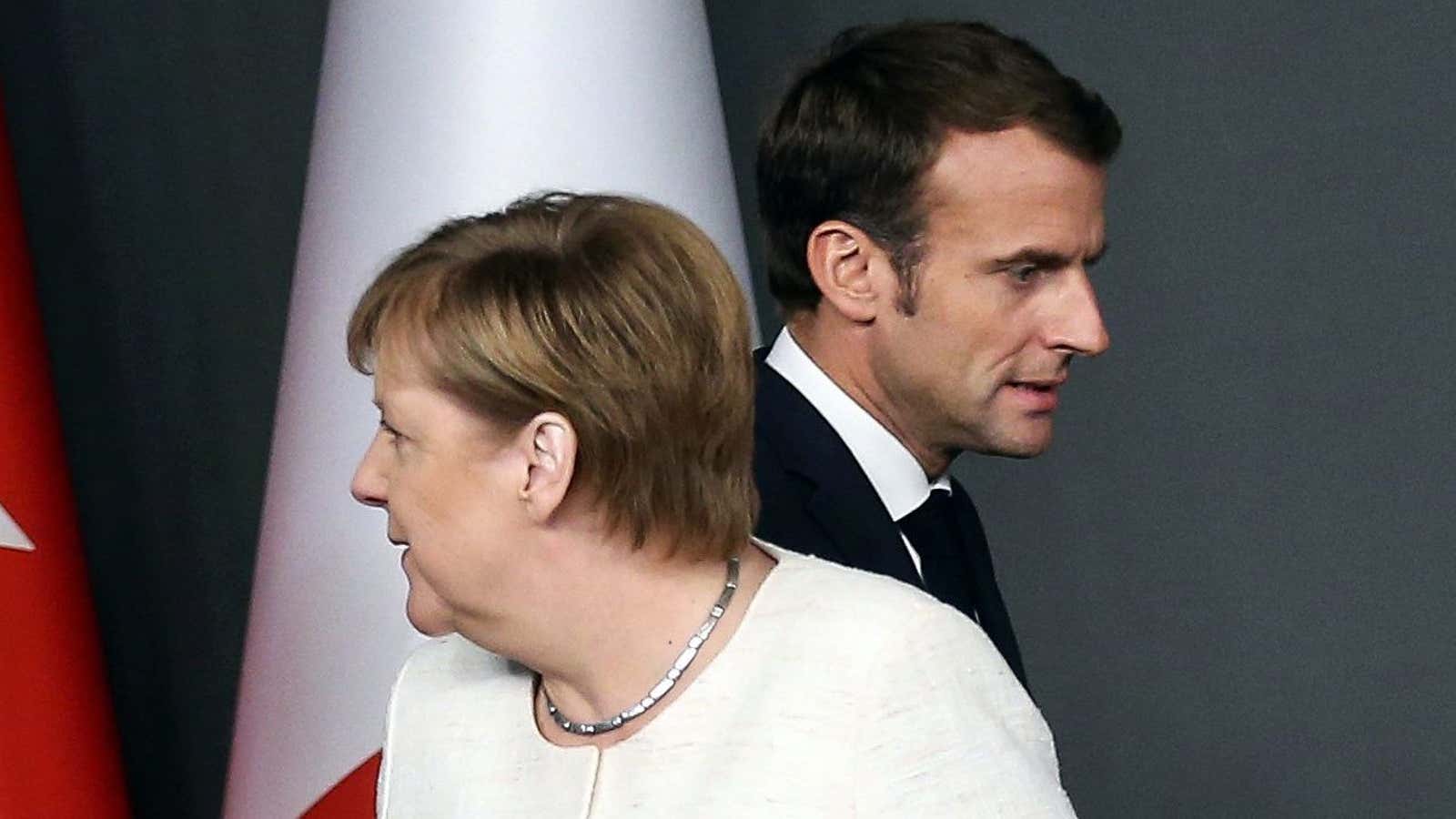 Merkel and Macron