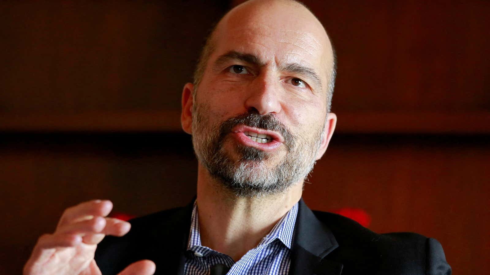 Dara Khosrowshahi, Uber CEO, wants to see more grit.