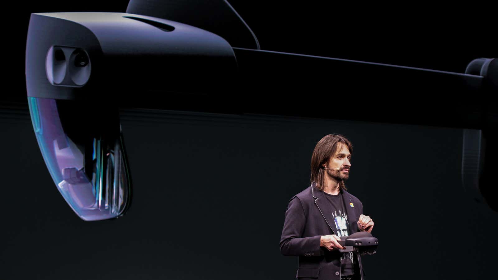 Alex Kipman announces the HoloLens 2.