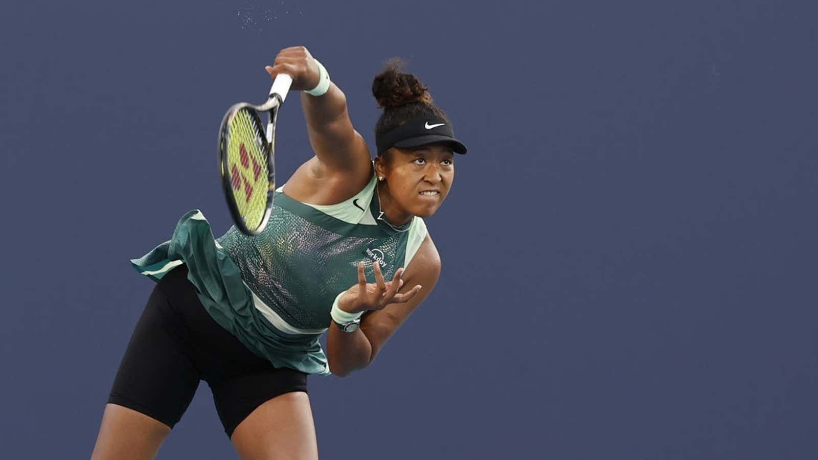 Image for Naomi Osaka finds way to win on clay, defeating Greet Minnen in Madrid