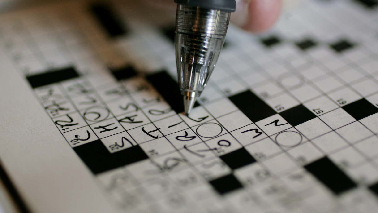 Crossword Blackout! Quiz