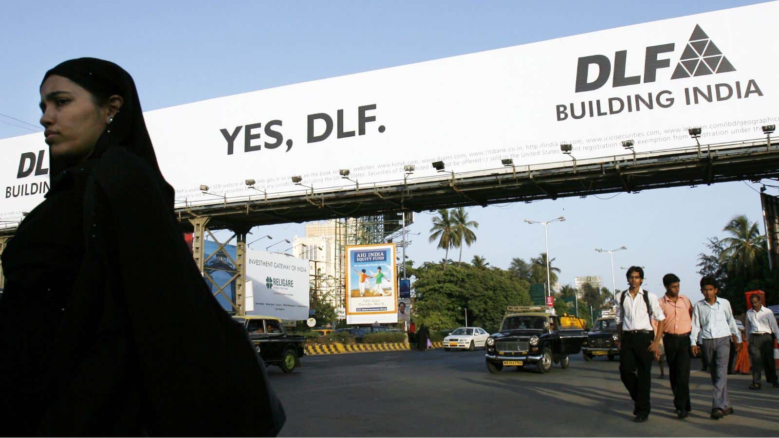 DLF is India’s largest listed real estate company.